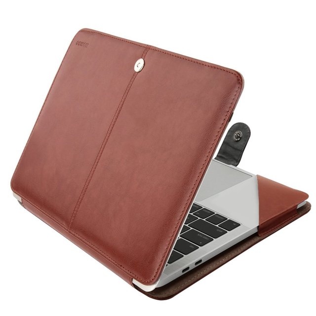 Pu Leather Laptop Sleeve Case Cover Portable Waterproof Notebook Tablet Bag Water Resistant Computer Protective Laptop Bags