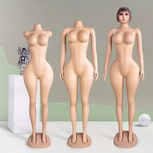 Wholesale Women's Plus Size Women's Standing Mannequins Cheap Plastic Female Mannequins