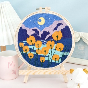 ชุดงานฝีมือปักผ้าฝ้ายด้วยเข็มเจาะแบบ DIY - ปรับแต่งได้เองและเหมาะสำหรับผู้เริ่มต้น - Product Image 2