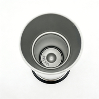 Gourde isotherme en acier inoxydable avec couvercle, en caoutchouc souple, de qualité alimentaire, à col étroit, colorée, portable, 350 ml, 500 ml, 750 ml, pour le camping