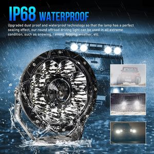 7 ''pouces rond 4X4 Led projecteur voiture LED Spot lumière tout-terrain conduite lumière <span class=keywords><strong>Sport</strong></span> lumière pour voiture 4x4 - Product Image 5