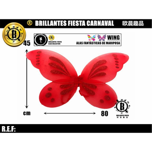 Ali di farfalla #88514 nuovo Design panno di Nylon decorazioni per feste d'angelo per tornare a scuola capodanno natale e Halloween - Product Image 1