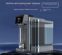Interaction vocale de bureau à double source d'eau 2200W Distributeur d'eau à chauffage instantané pour usage domestique et commercial multi-scénarios