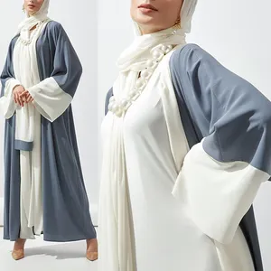 最小起订量低价迪拜土耳其阿曼定制卡夫坦女式长袍穆斯林女装和服杜巴