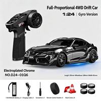 Nouveau modèle 2026 - Voiture RC de drift télécommandée 4x4 à l'échelle 1/24 la plus vendue avec gyroscope - Modèle de course.