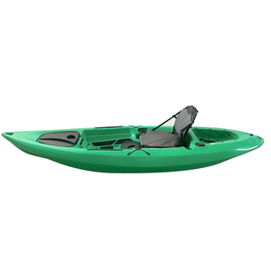 Kayak avec système de pédale bateau de pêche 1 personne pédale Kayak bateau de pêche pliant pêche canoë Kayak avec pagaie - Product Image 4