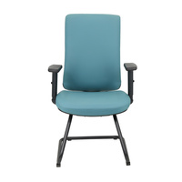 Chaises ergonomiques en cuir pu de qualité, chaises en cuir pu de chine, chaises de bureau à dossier moyen
