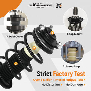 अधिकतम पेडींगरोड्स ओ स्ट्रैट असेंबली 4 पीसी सामने के पीछे पूर्ण स्ट्रूट्स 2006-2011 होंडा नागरिक 1.8l dx एक्स एलएक्स - Product Image 6