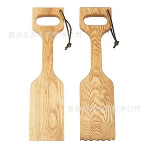 Cross-border wooden <b>scraper</b> barbecue grill plate <b>cleaning</b> tool wooden barbecue <b>scraper</b> outdoor barbecue rack <b>cleaning</b> wooden - Product Image 5
