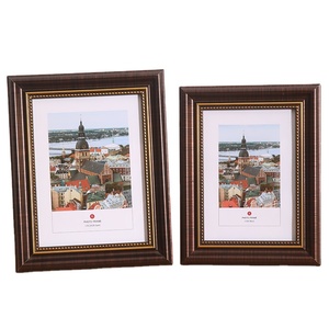 Hot bán phong cách Châu Âu nâu trang trí tường khung ảnh chất lượng cao 4x6 5x7 6x8 <span class=keywords><strong>8x10</strong></span> inch Nhựa A4 Kích thước khung ảnh - Product Image 1