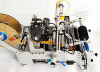 Machine d'étiquetage semi-automatique au meilleur prix, en alliage d'aluminium, pour bouteilles rondes, avec fonctionnement automatique pour produits ronds