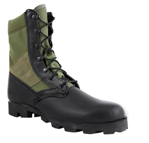 รองเท้าบูทหนังแท้ HBP19 DMS Direct Mold Sole หนังฟูลเกรน สีเขียวมะกอก แบบอ็อกซ์ฟอร์ด สำหรับเดินป่า ป่ารกราน ป้องกันโคลนและลื่น - Product Image 1