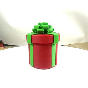 Nouveau produit : Boîte cadeau à vis imbriquées, boîte cadeau à vis imbriquées imprimée en 3D pour farces de Noël - Product Image 3