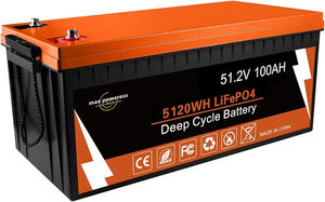 ชุดแบตเตอรี่ลิเธียมไอออนสำหรับเปลี่ยน LiFePO4 100Ah สูงสุด51.2V ที่เก็บพลังงานในบ้านแบตเตอรี่ลิเธียมไอออนรถเข็นกอล์ฟ - Product Image 3