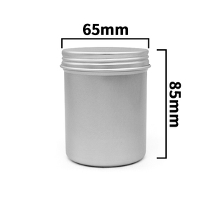 Contenitore per caffè ermetico personalizzato da <span class=keywords><strong>180g</strong></span>/6 once barattolo di latta di metallo nero argento barattolo di latta di tè di caramelle contenitore sigillato Matchas lattine di alluminio - Product Image 6