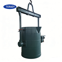 Système de refroidissement automatique à haute température pour cuve de fonderie à service continu, refroidi par eau, pour tuyaux en fonte ductile moulés par centrifugation