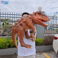 Modèle de dinosaure bébé le plus populaire, dinosaure animatronique réaliste, marionnette de dinosaure