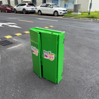 Comptoir promotionnel portable d'extérieur avec parasol, stand pliable en métal personnalisé pour la publicité de jus et de limonade
