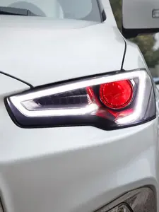 Feux de voiture FT pour Mitsubishi <span class=keywords><strong>Lancer</strong></span> phares 2009-2021 LED Projetor phare feux diurnes accessoires automobiles - Product Image 2