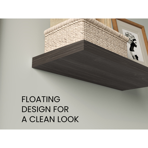<b>Floating</b> <b>Shelves</b> Sienna 2 <b>Shelves</b> 1.50 H <b>Wall</b> Mount Display Storage - Product Image 5