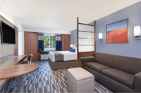 Benutzer definierte King Size Kopfteil Bett Hotel Schlafzimmer möbel TV-Ständer TV-Schrank Konsolen tisch Holiday Inn Express Hotel möbel