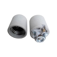 Céramique E27/E26 lampe douille vis convertisseur de base de lampe en porcelaine E26 E27 support de lampe