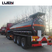 45000L Kohlenstoffstahl-Sattelauflieger-Tankwagen für Diesel-/Benzintransport, 3-Achser, 30 Tonnen Kapazität, Shandong