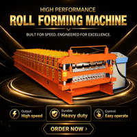 Machine de fabrication de panneaux de toiture en tôle métallique de haute qualité à double couche, machine de formage à froid de tôles de toiture IBR