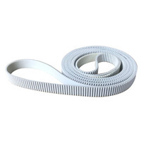 Courroies de distribution automatiques de pas de dent en PU/PVC de courte longueur blanches personnalisées