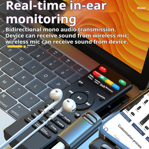 2026 New Wireless Handheld Lavalier Microphone 2.4G DSP Noise Cancelling for Mobile Camera Recording Interview Podcast - Product Image 4