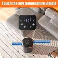 Petite tête de plancher verticale portable secouant la minuterie à distance PTC Space Air chauffage soufflant électrique chaud avec affichage pour chambre chaude d'hiver