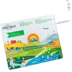 Alfombrilla de Ratón Pequeña Personalizada Azul Oscuro de 6x8 Pulgadas - Alfombrilla Antideslizante e Impermeable para Ratón Inalámbrico, Hogar y Viajes - Product Image 3