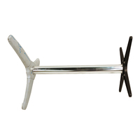 Piétement de table en acier inoxydable à trois pieds pour tables de bistrot, plusieurs tailles disponibles