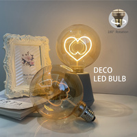 OEM Edison style ampoule MR-G125 2W E27 Lettre Motif Texte Ampoule Éclairage Intérieur Led Filaments Lampe Décoration Ampoule