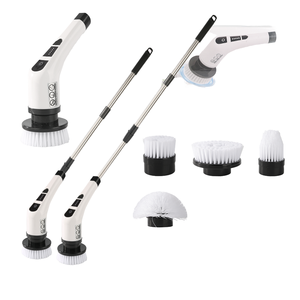 Bomves <span class=keywords><strong>Brosse</strong></span> de Nettoyage <span class=keywords><strong>Électrique</strong></span> <span class=keywords><strong>Sans</strong></span> <span class=keywords><strong>Fil</strong></span> à 8 Têtes pour Scrubber Rotatif, 90 Min d'Autonomie, 3 Réglages, 2 Vitesses, <span class=keywords><strong>Balai</strong></span> Intérieur Dur - Product Image 3