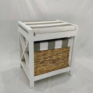 أريكة لأثاث المنزل مقعد مقعد خشبي مجلس الوزراء مع أدراج الأعشاب البحرية - Product Image 3