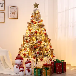Vollbesetzt Schneeflock Weihnachtsbaum Einkaufszentrum Wohnzimmer Gartenparty Restaurant Dekoration Requisiten