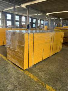 3000X500X21mm 3 plis fabrication de panneaux de coffrage bon <span class=keywords><strong>prix</strong></span> peinture <span class=keywords><strong>jaune</strong></span> pour la construction - Product Image 4