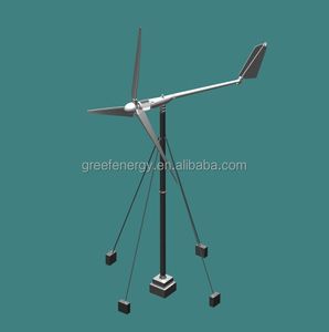 เสาหอคอยแบบใช้ลวดสลิงขนาด 12 เมตร สำหรับกังหันลมแนวนอน 2 กิโลวัตต์ - Product Image 1