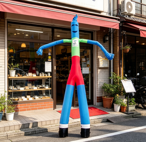 Ballerino Gonfiabile Colorato Sky Dancer, Pupazzo Gonfiabile Personalizzabile con Logo per Inaugurazioni <span class=keywords><strong>di</strong></span> Negozi e Attrazioni <span class=keywords><strong>di</strong></span> Marketing su Strada - Product Image 1