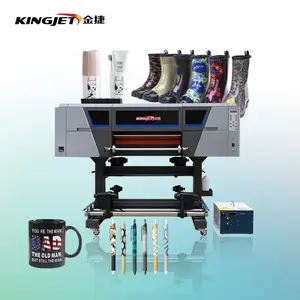 Machine Film Roll Transfer 3D Effect R Focus 30Cm Gold Pour Tout Support Laminating A3 60Cm Uv Dtf Printer With Laminator