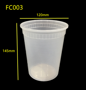 Conservazione degli alimenti di Plastica Deli Contenitori con Coperchi Per Il Pasto di Preparazione, Zuppa, Deli, Pranzo Al Sacco, Forno A Microonde Cassetta di Sicurezza, lavabile in Lavastoviglie, A Perfetta Tenuta - Product Image 2