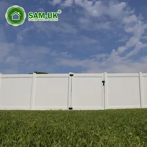 Produzione di massa in fabbrica e vendita di recinzione di sicurezza per la privacy del giardino con pannello in vinile in PVC