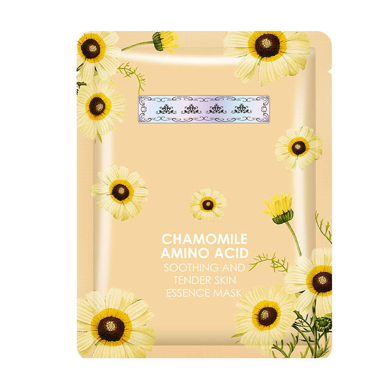 Mascarilla de esencia calmante y rejuvenecedora con aminoácidos de manzanilla, 25g.