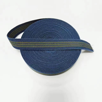 Nouvelles bandes élastiques en polyester 100% personnalisées, antidérapantes, style chevron, extensibles, en largeurs de 1 cm/2 cm, pour l'habillement