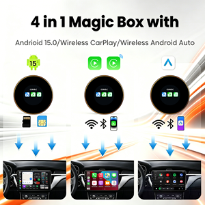 กล่อง PlayAiBox ระบบ Android <span class=keywords><strong>15</strong></span> สำหรับรถยนต์ BMW ชิปประมวลผล Qualcomm 6350 หน่วยความจำ <span class=keywords><strong>8</strong></span>+128GB รองรับ Wireless CarPlay พร้อมอะแดปเตอร์วิดีโอในตัว ระบบนำทาง GPS รองรับ YouTube และ Netflix - Product Image 6