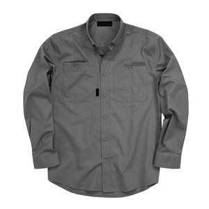 Chemise à manches longues tissée à la mode pour hommes offrant un mélange de style et de fonctionnalité avec un savoir-faire de haute qualité pour un maximum - Product Image 1