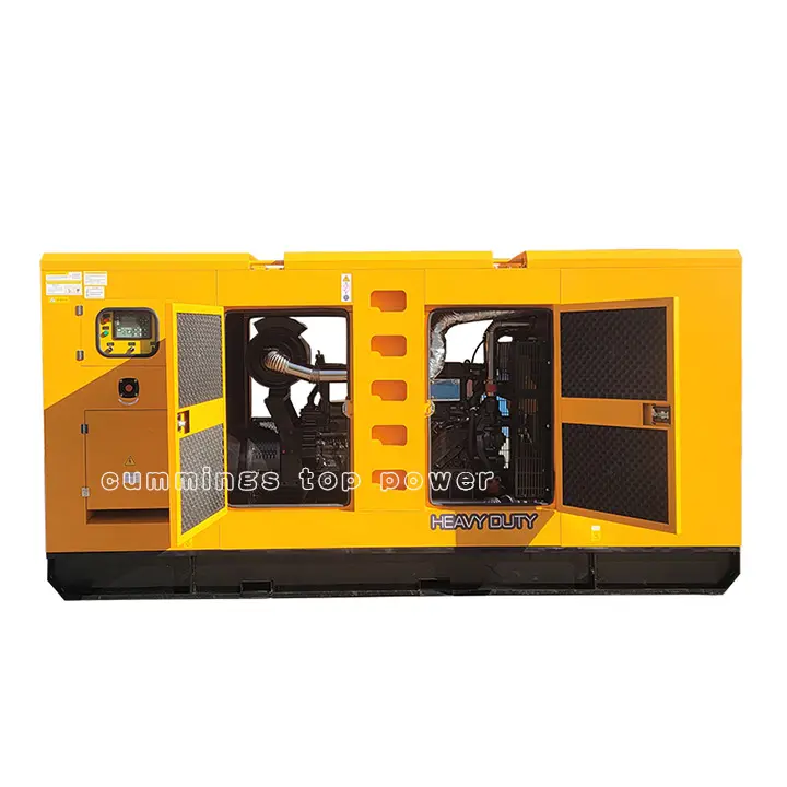 Factory 640kW/800kVA 220V/380V/50Hz Three phase Silent diesel generator set high power fast shipping famous generator with ATS