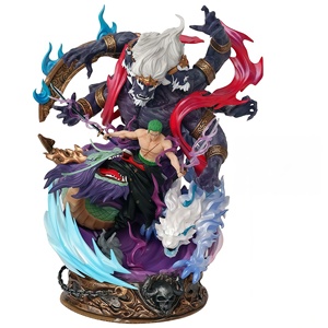 Estatua Coleccionable Premium Asura Form Twin Dragon GK, Luffy Estilo Tres Espadas, PVC Japonés para Coleccionistas Senior, Exhibición Exclusiva - Product Image 1