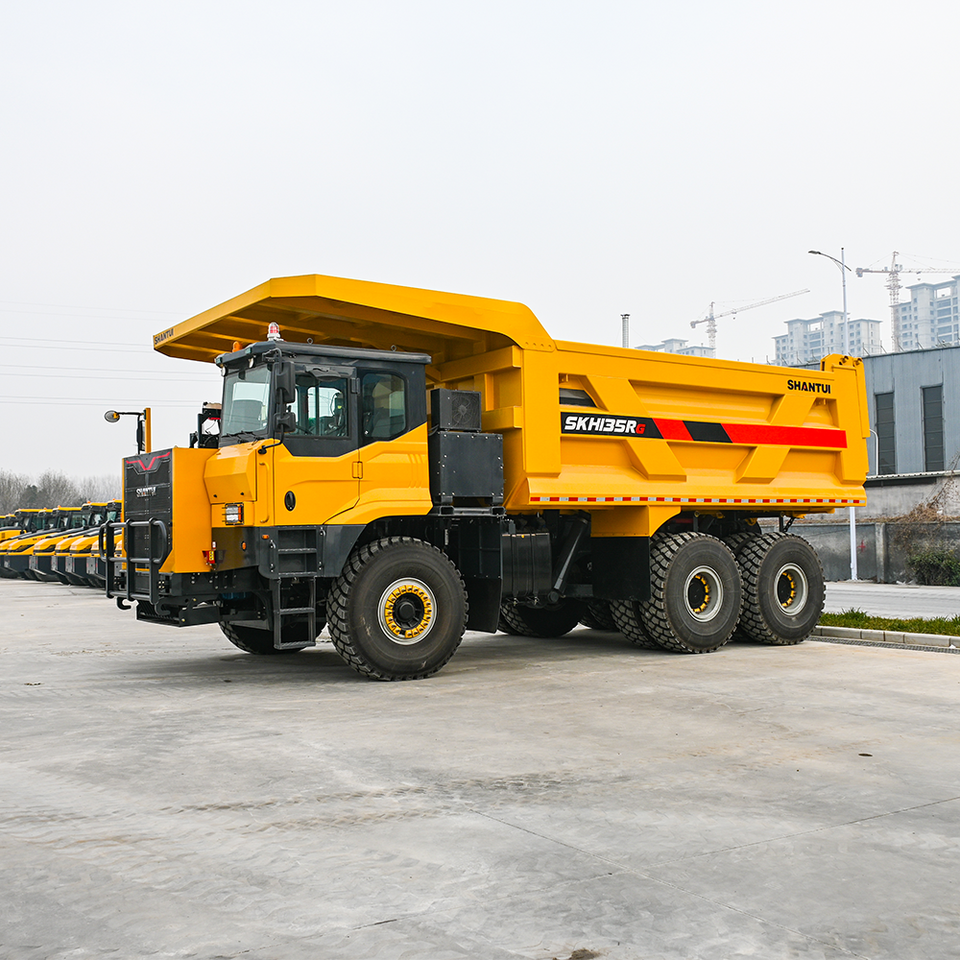 Shantui SK135 Rigid Mining Truck For Quarry Material Transport Stone ...